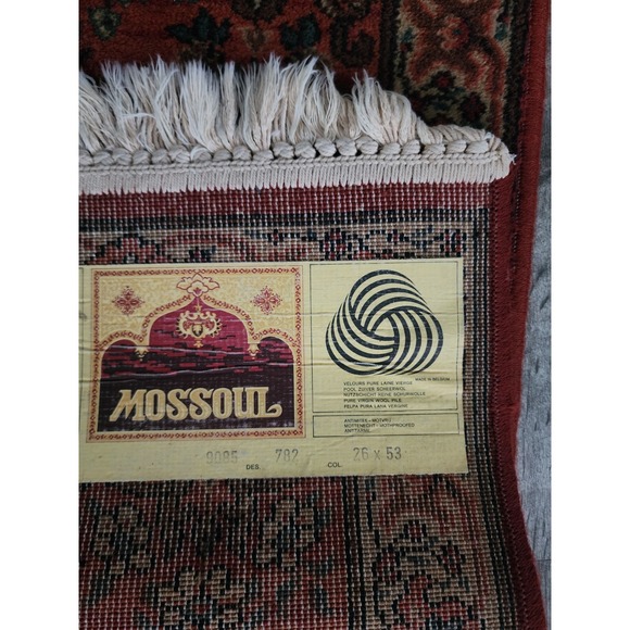 Louis De Poortere Mossoul Persain Orient Jhon Lewis Luxury Rug Runner 26" X 53" - Picture 7 of 7